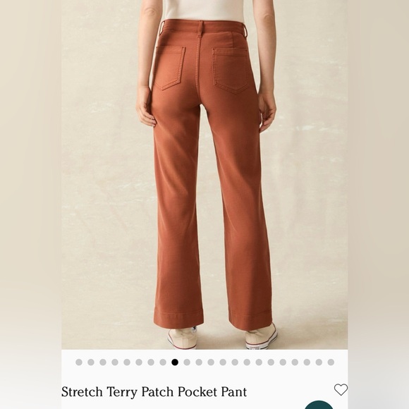 Faherty stretch terry pocket pants - Picture 2 of 5